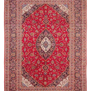 Perserteppich - Keshan - 362 x 256 cm - rot