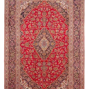 Perserteppich - Keshan - 365 x 244 cm - rot