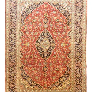 Perserteppich - Keshan 385 x 270 cm - orange