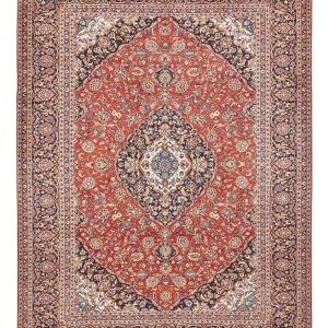 Perserteppich - Keshan - 390 x 294 cm - rot