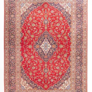 Perserteppich - Keshan - 390 x 295 cm - rot