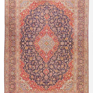 Perserteppich - Keshan - 395 x 300 cm - dunkelblau