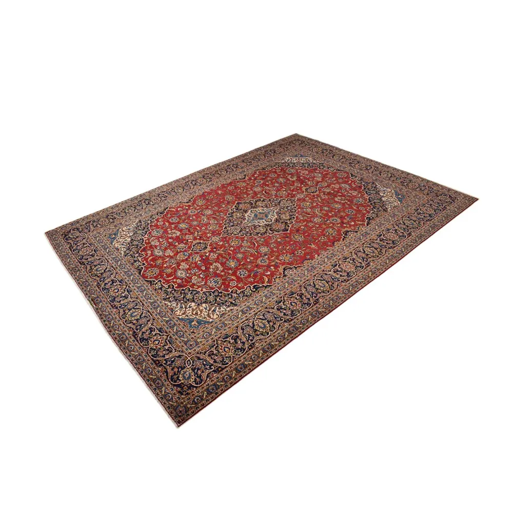 Perserteppich - Keshan - 396 x 301 cm - rot