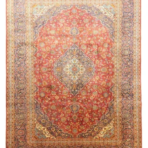 Perserteppich - Keshan 397 x 300 cm - orange