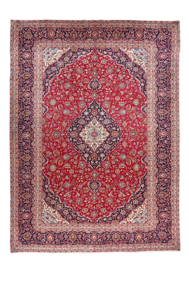 Perserteppich - Keshan 398 x 293 cm - rot