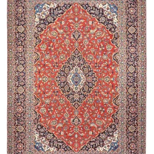 Perserteppich - Keshan - 401 x 294 cm - rot