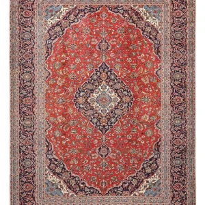 Perserteppich - Keshan - 403 x 290 cm - rot