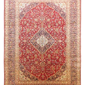 Perserteppich - Keshan 412 x 300 cm - rot