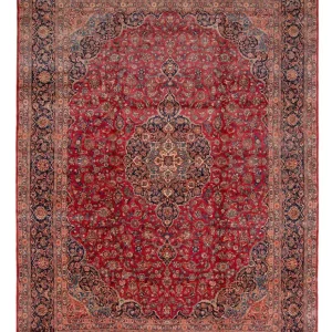 Perserteppich - Keshan - 467 x 328 cm - rot