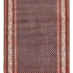 Perserteppich - Mir - 295 x 188 cm - dunkelrot