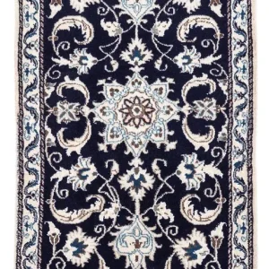 Perserteppich - Nain 136 x 68 cm - dunkelblau