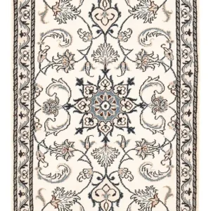Perserteppich - Nain - 136 x 67 cm - hellgrau