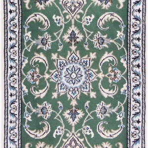 Perserteppich - Nain - 137 x 70 cm - grün