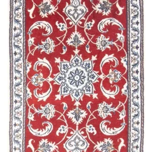 Perserteppich - Nain - 137 x 67 cm - rot