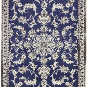 Perserteppich - Nain - 138 x 88 cm - blau