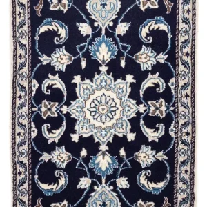 Perserteppich - Nain 138 x 68 cm - dunkelblau