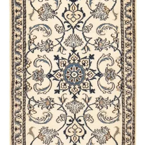 Perserteppich - Nain - 139 x 73 cm - creme