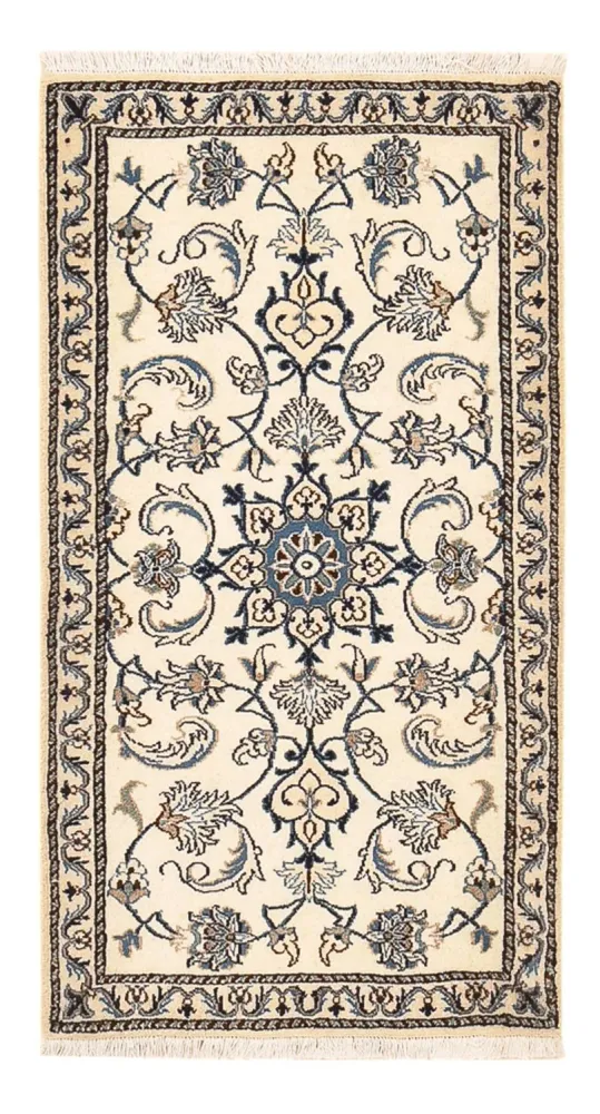 Perserteppich - Nain - 139 x 73 cm - creme