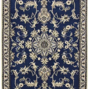 Perserteppich - Nain - 140 x 90 cm - dunkelblau