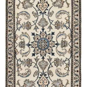 Perserteppich - Nain - 142 x 69 cm - creme