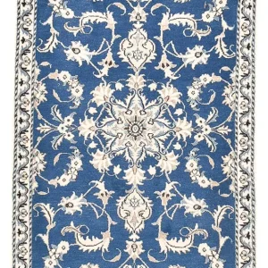 Perserteppich - Nain - 143 x 86 cm - blau