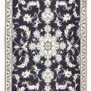 Perserteppich - Nain - 150 x 90 cm - dunkelblau