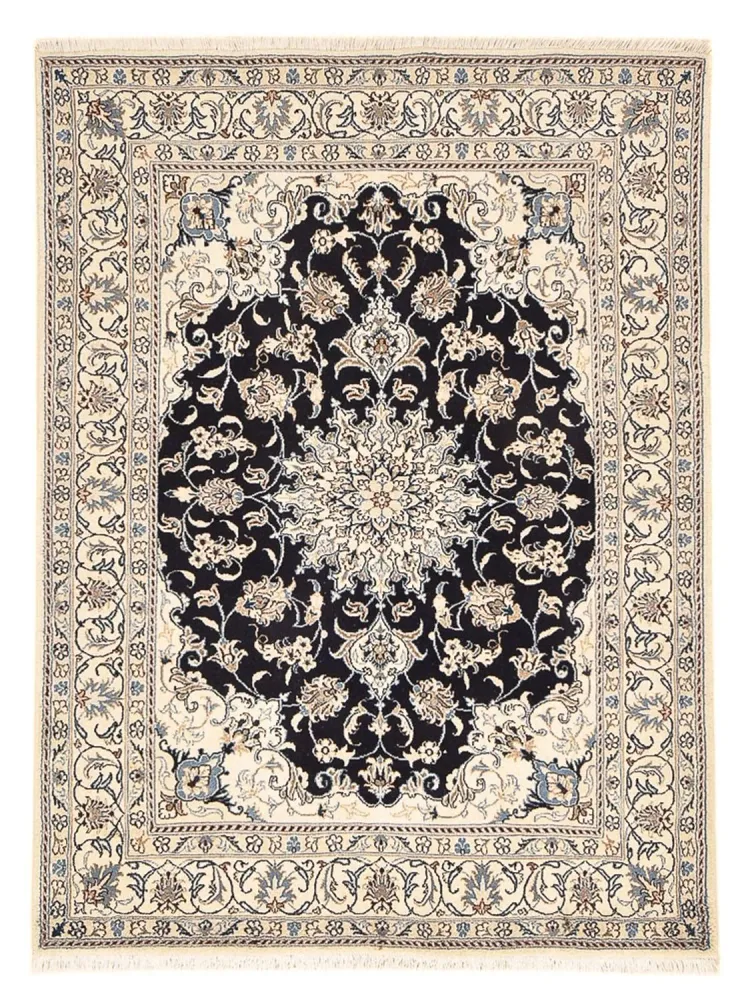 Perserteppich - Nain - 199 x 145 cm - dunkelblau