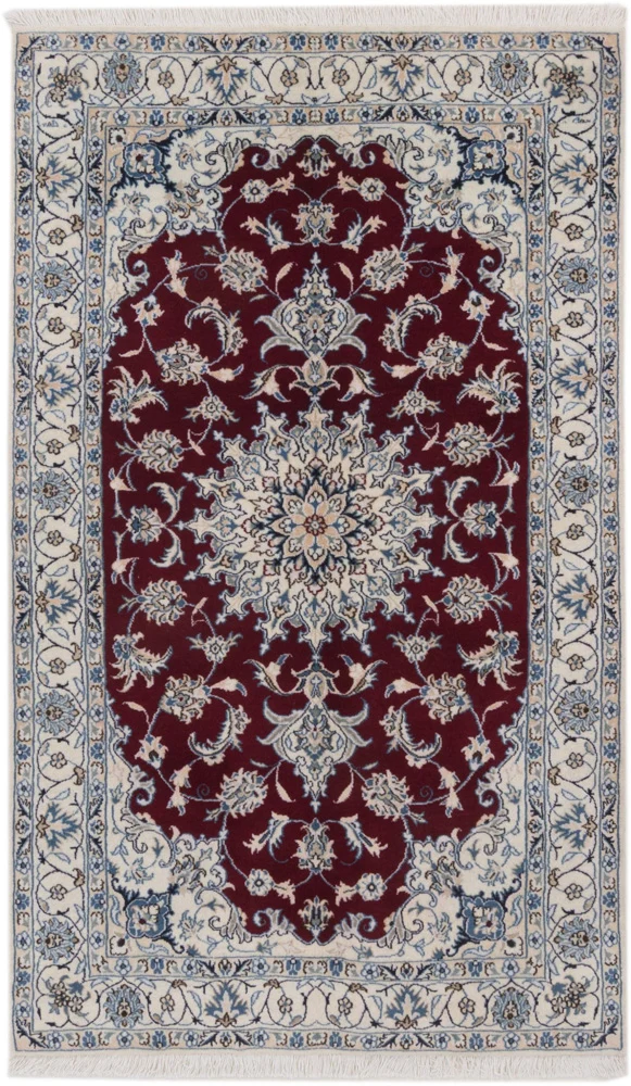 Perserteppich - Nain - 200 x 120 cm - rot