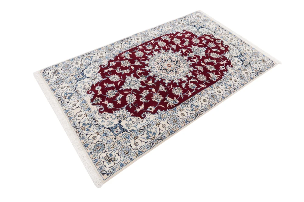 Perserteppich - Nain - 200 x 120 cm - rot