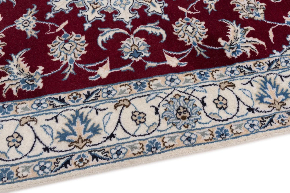 Perserteppich - Nain - 200 x 120 cm - rot