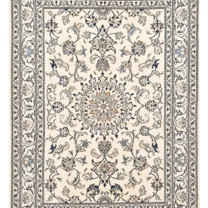 Perserteppich - Nain - 200 x 144 cm - hellbeige