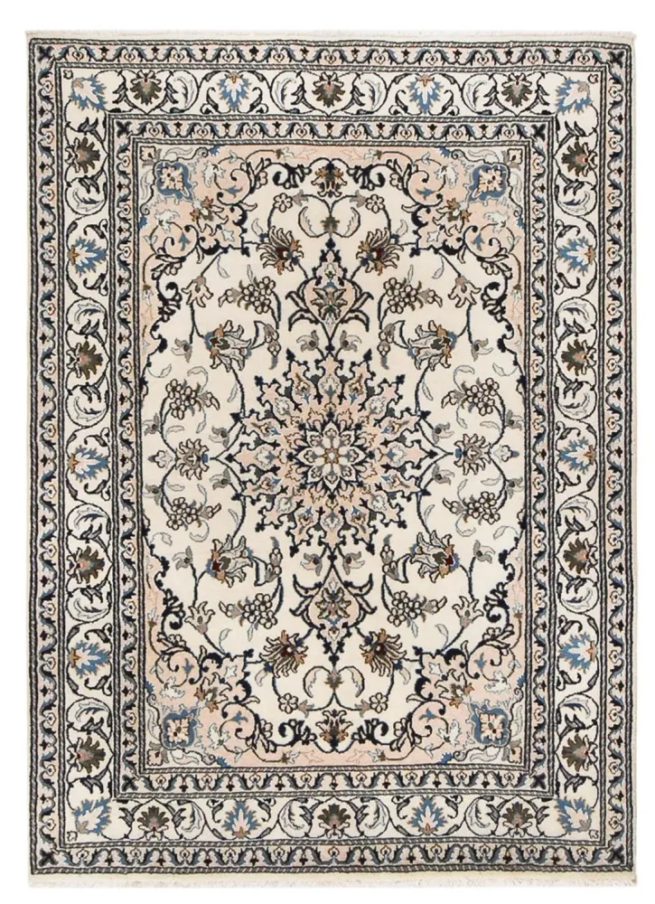 Perserteppich - Nain - 202 x 146 cm - creme