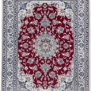 Perserteppich - Nain - 202 x 148 cm - rot
