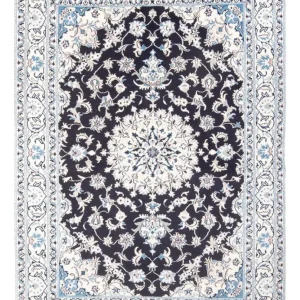 Perserteppich - Nain - 231 x 163 cm - dunkelblau