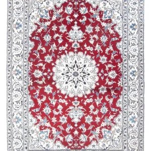 Perserteppich - Nain - 233 x 165 cm - rot