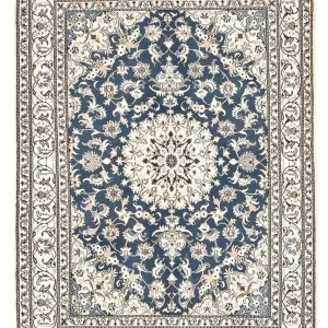 Perserteppich - Nain - 233 x 168 cm - hellblau