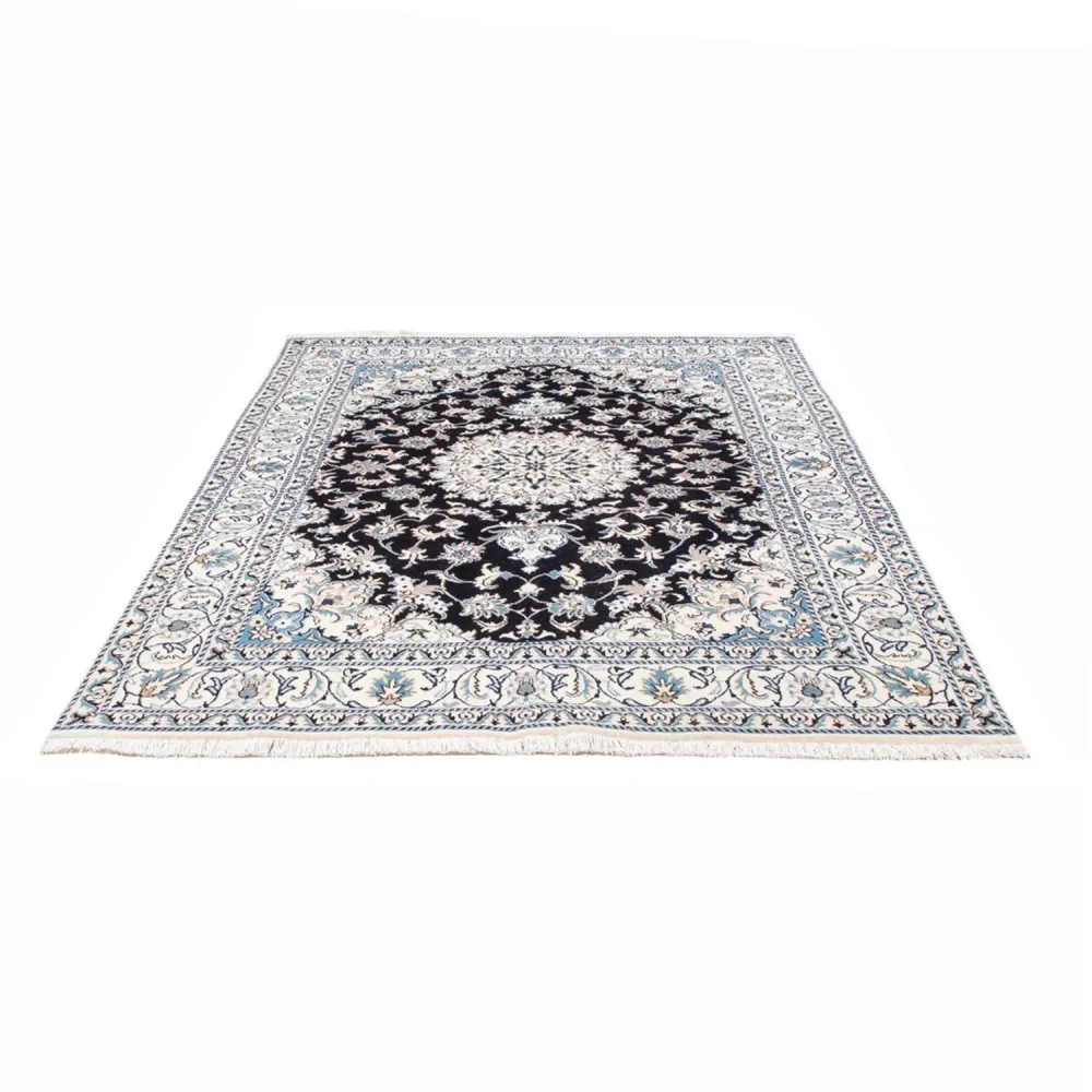 Perserteppich - Nain - 234 x 166 cm - dunkelblau