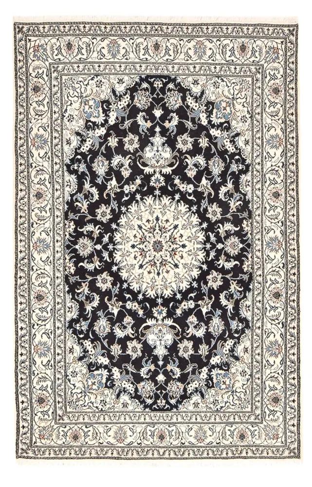 Perserteppich - Nain - 252 x 161 cm - dunkelblau
