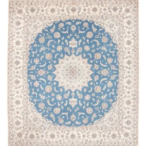 Perserteppich - Nain - 263 x 227 cm - blau