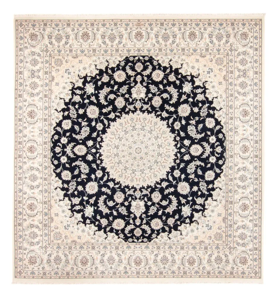 Perserteppich - Nain - 267 x 247 cm - dunkelblau