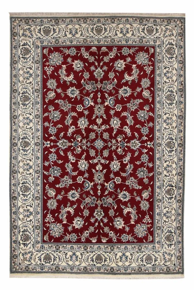 Perserteppich - Nain - 297 x 202 cm - rot