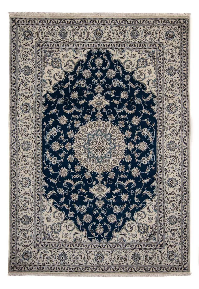 Perserteppich - Nain 345 x 244 cm - dunkelblau