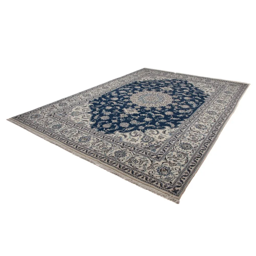 Perserteppich - Nain 345 x 244 cm - dunkelblau