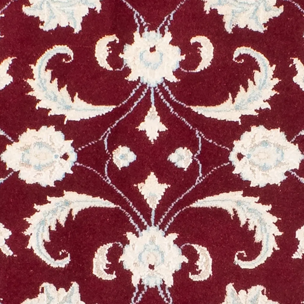 Perserteppich - Nain 398 x 84 cm - dunkelrot