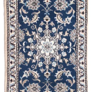 Perserteppich - Nain - 90 x 60 cm - blau
