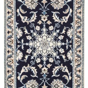 Perserteppich - Nain - 90 x 60 cm - dunkelblau