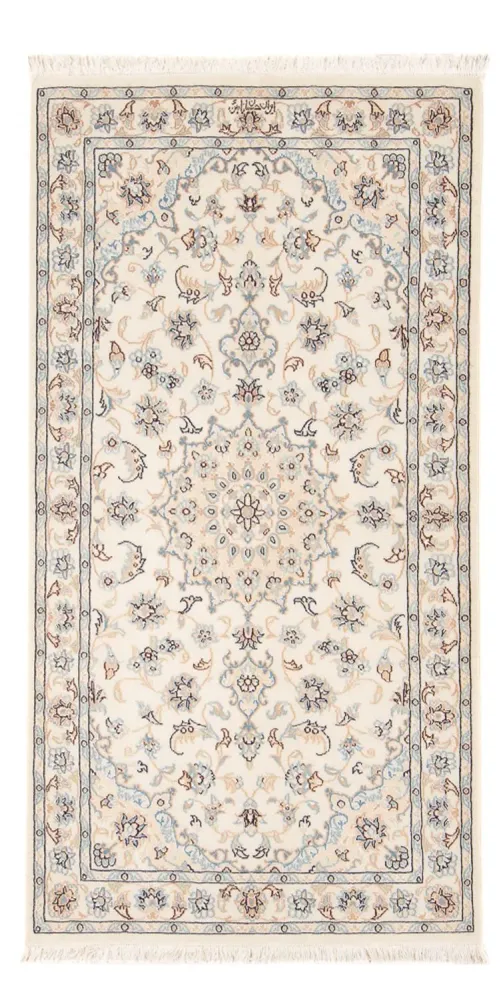Perserteppich - Nain - Premium - 135 x 74 cm - creme