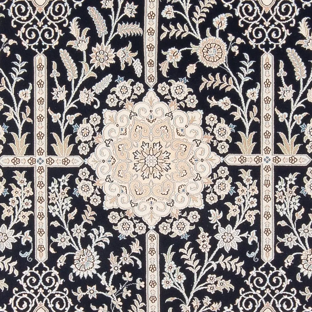 Perserteppich - Nain - Premium - 294 x 198 cm - dunkelblau