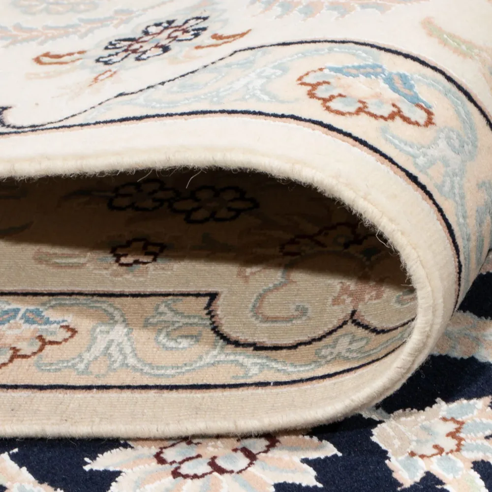 Perserteppich - Nain - Premium - 294 x 198 cm - dunkelblau