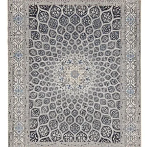 Perserteppich - Nain - Premium - 350 x 260 cm - dunkelgrau